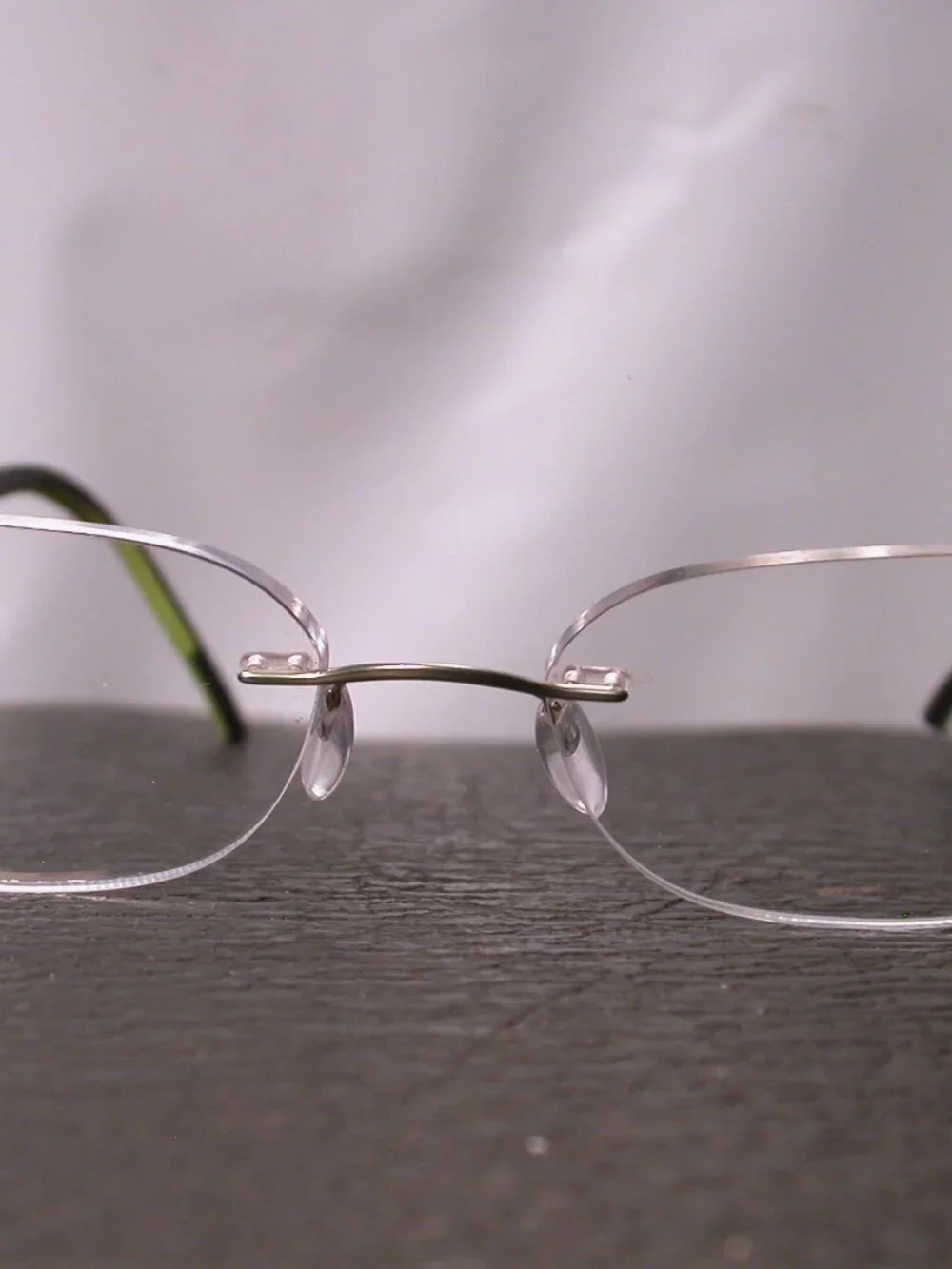 Silhouette Titan Frameless Lime Green Wire Eyeglasses Made in Austria